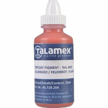 Vuurrood RAL 3000 kleurpigment 20ml