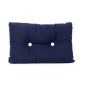 Buitenkussen met knopen Navy