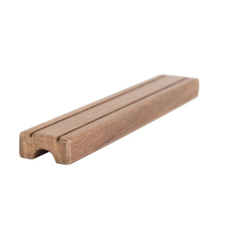 25mm Teak Halfronde traptrede